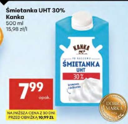 Śmietanka UHT 30% Kanka