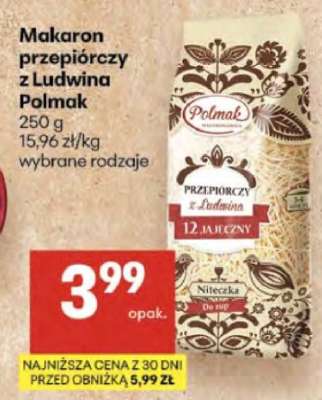 Makaron przepiórczy z Ludwina Polmak