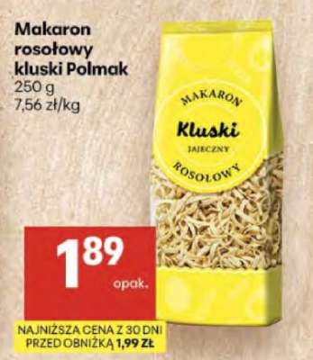 Makaron rosołowy kluski Polmak