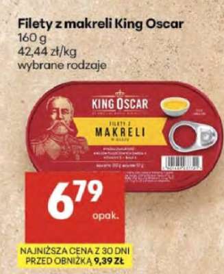 Filety z makreli King Oscar