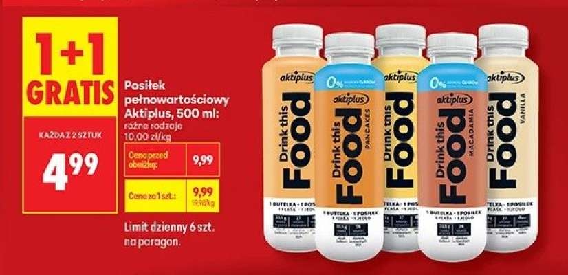 Posiłek pełnowartościowy Aktiplus, 500 ml
