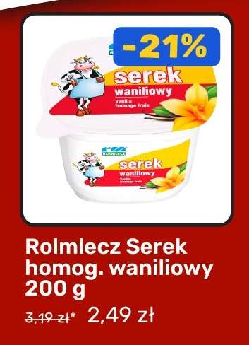 Rolmlecz Serek homog. waniliowy 200 g