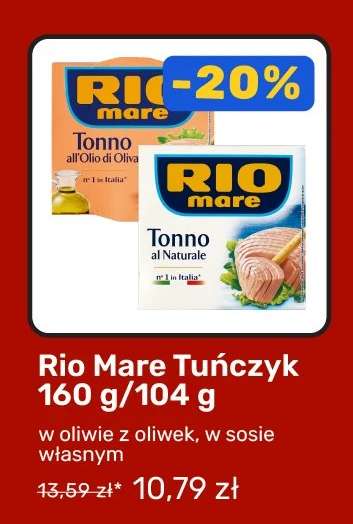 Rio Mare Tuńczyk 160 g/104 g