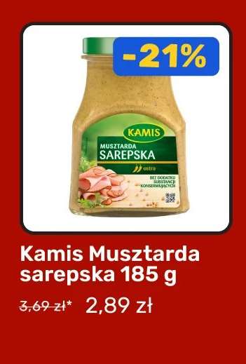Kamis Musztarda sarepska 185 g