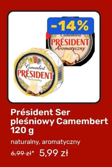 Président Ser pleśniowy Camembert 120 g