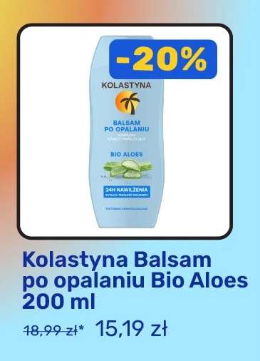 Kolastyna Balsam po opalaniu Bio Aloes 200 ml