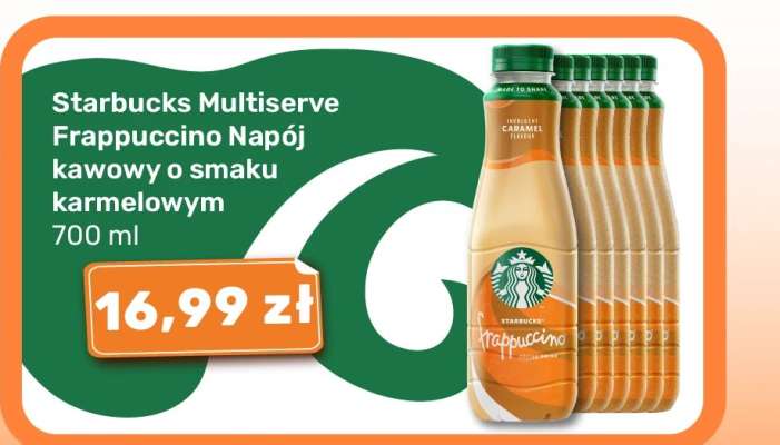Starbucks Multiserve Frappuccino Napój kawowy o smaku karmelowym 700 ml