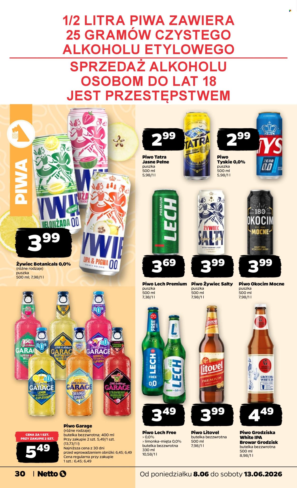 Leták Netto - 8.6.2026 - 13.6.2026. Strana 30