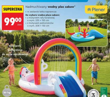 Nadmuchiwany wodny plac zabaw