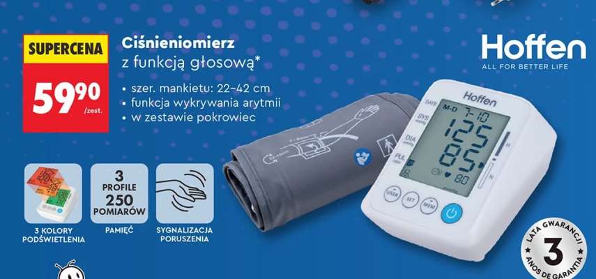 Ciśnieniomierz z funkcją głosową