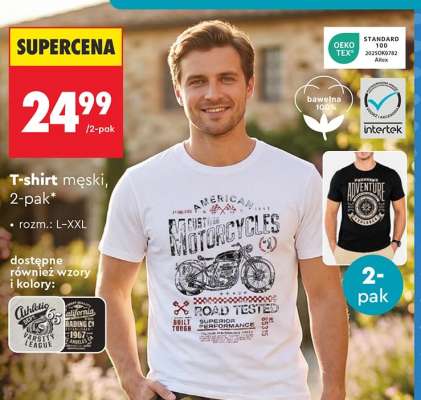 T-shirt męski, 2-pak