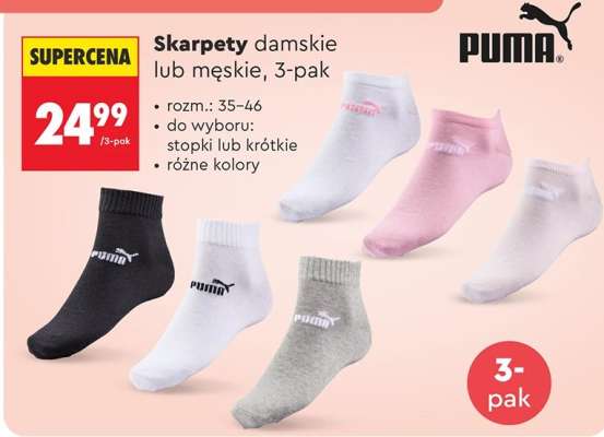 Skarpety damskie lub męskie 3 pak