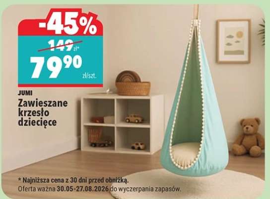JUMI Zawieszone krzesło dziecięce