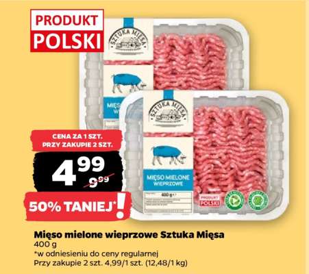 Mięso mielone wieprzowe Sztuka Mięsa