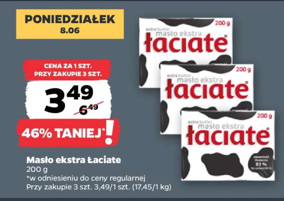 Masło ekstra ŁACIATE