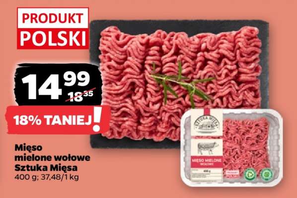 Mięso mielone wołowe Sztuka Mięsa