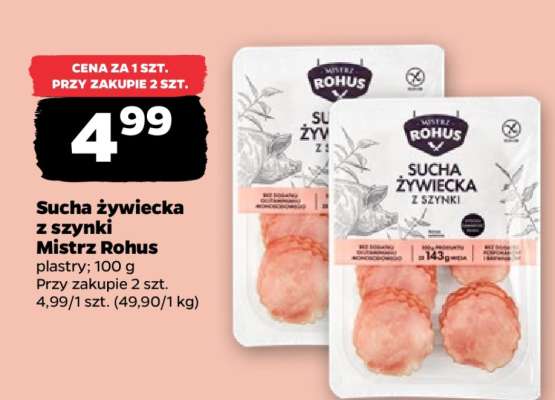 Sucha żywiecka z szynki Mistrz Rohus