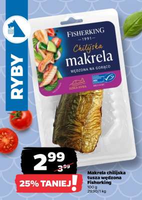 Makrela chilijska tusza wędzona Fisherking