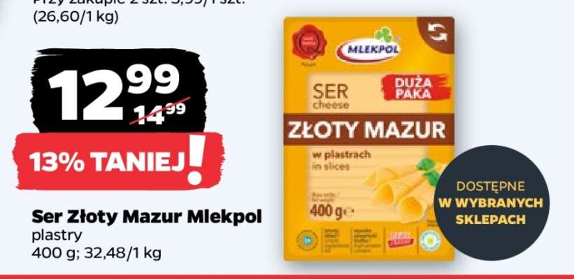 Ser Złoty Mazur MLEKPOL
