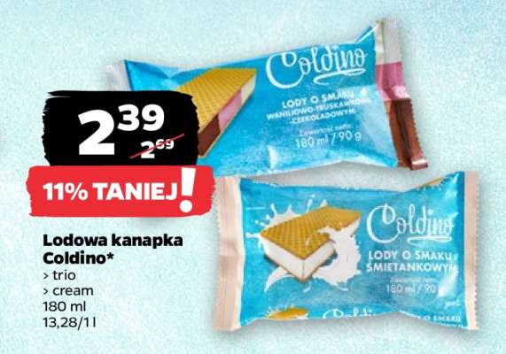 Lodowa kanapka Coldino