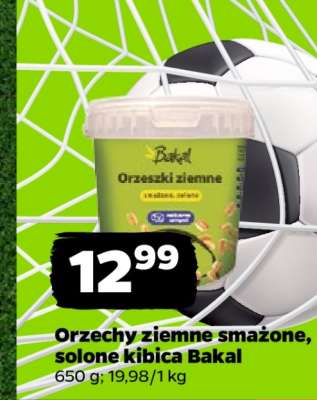 Orzechy ziemne smażone, solone kibica Bakal