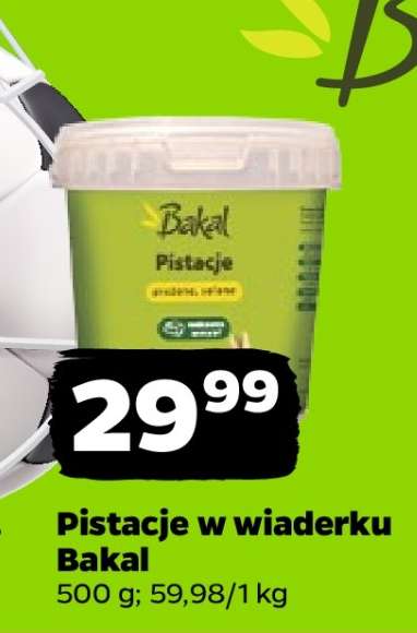 Pistacje w wiaderku Bakal