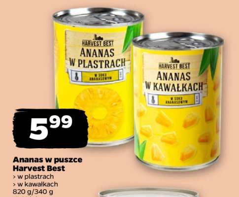 Ananas w puszce Harvest Best