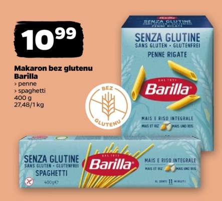 Makaron bez glutenu Barilla