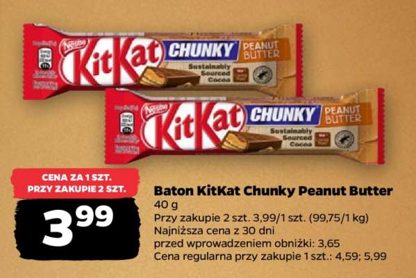 Baton KitKat Chunky Peanut Butter