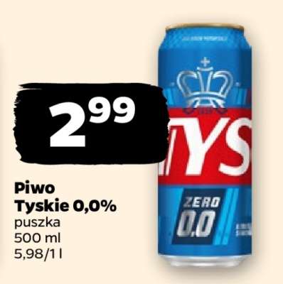 Piwo Tyskie 0,0%