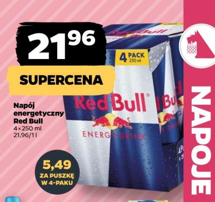 Napój energetyczny RED BULL