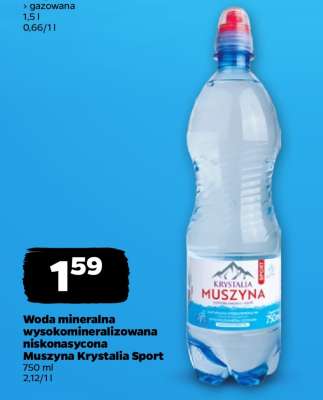 Woda mineralna Muszyna Krystalia Sport