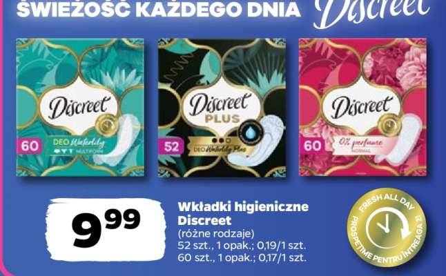 Wkładki higieniczne DISCREET