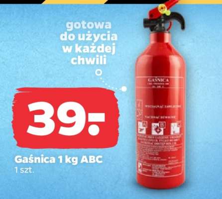 Gaśnica 1 kg ABC
