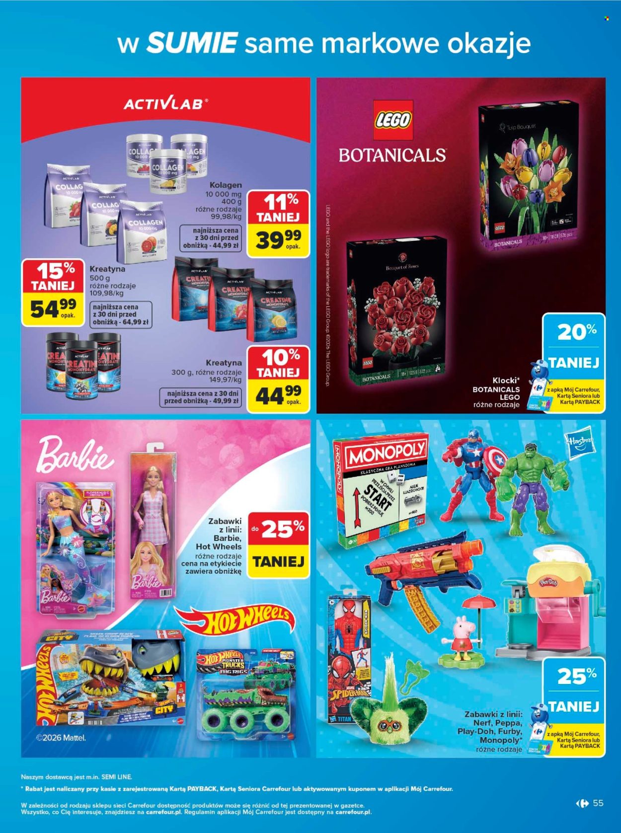 Leták Carrefour - 8.6.2026 - 20.6.2026. Strana 55