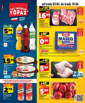 Gazetka Topaz - 3.06.2026 - 10.06.2026.