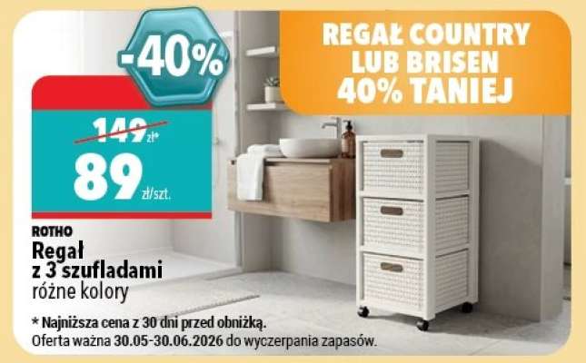 Regał z 3 szufladami