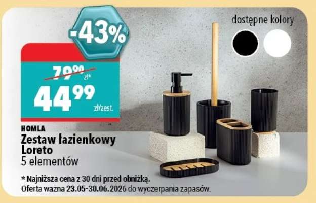 Zestaw łazienkowy Loreto