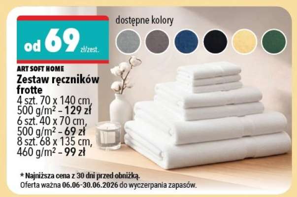 Zestaw ręczników Frotte