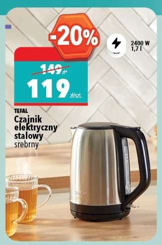 Czajnik elektryczny stalowy