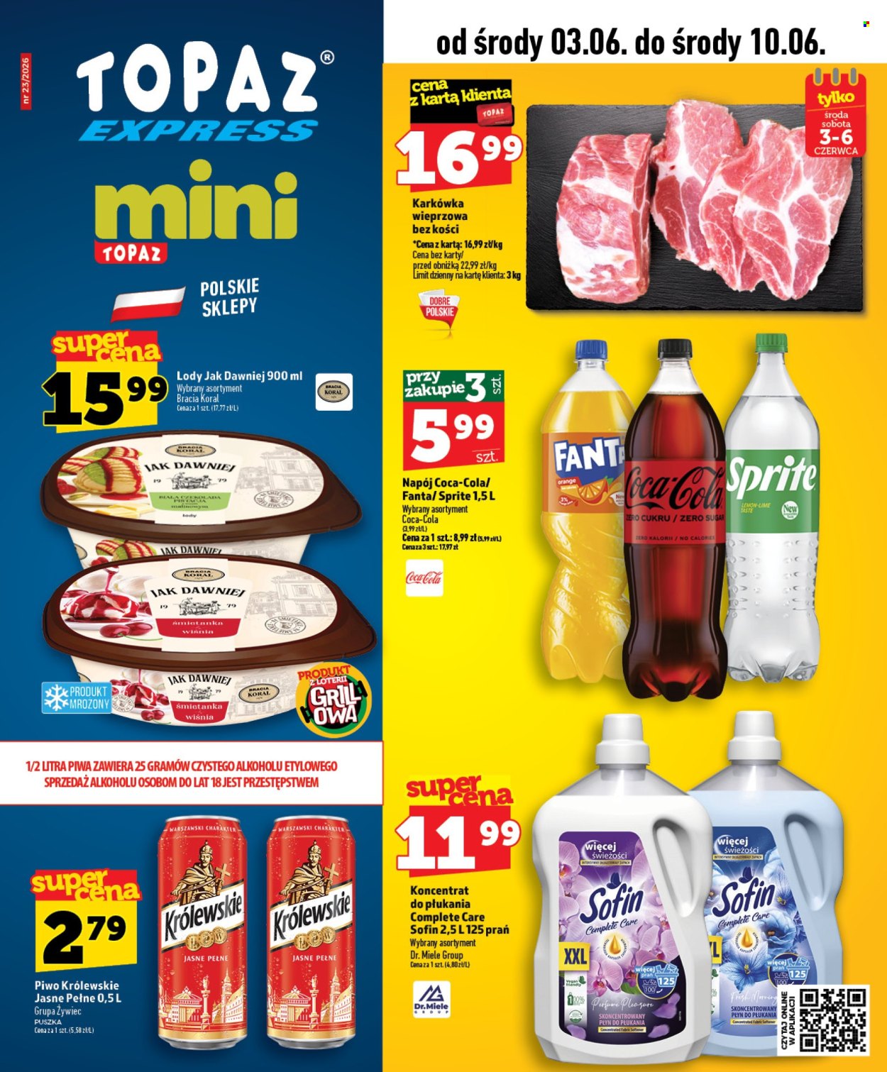 Gazetka Topaz - 3.06.2026 - 10.06.2026. Strona 1