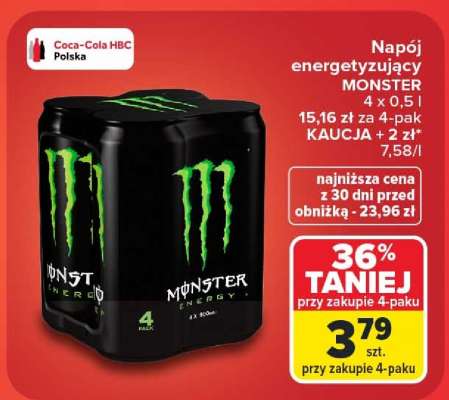 Napój energetyzujący Monster