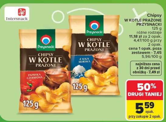Chipsy W KOTLE PRAŻONE PRZYSNACKI