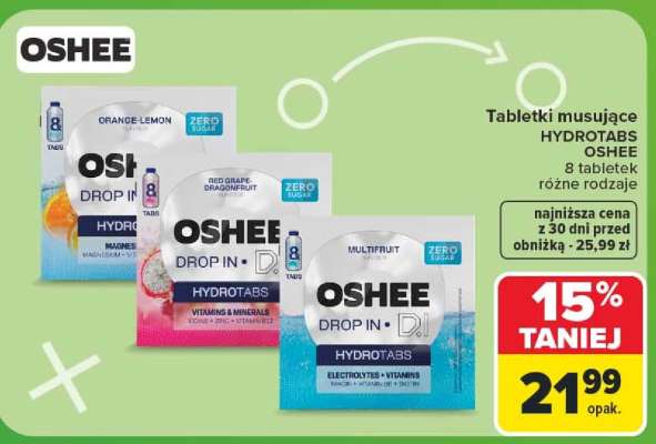 Tablekti musujące HYDROTABS OSHEE