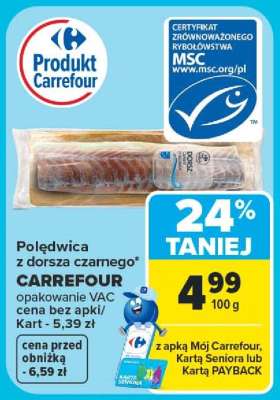 Polędwica z dorsza czarnego