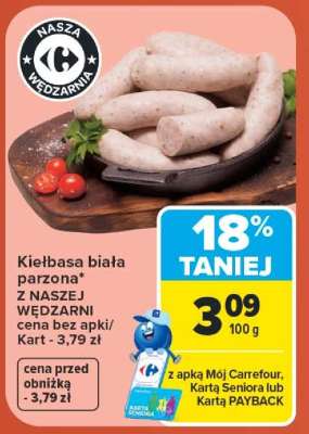 Kiełbasa biała parzona