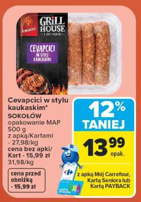 Cevapcici w stylu kaukaskim