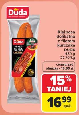 Kiełbasa delikatna z filetem kurczaka