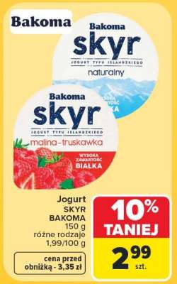 Jogurt Skyr Bakoma