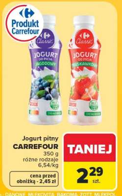 Jogurt pitny Carrefour